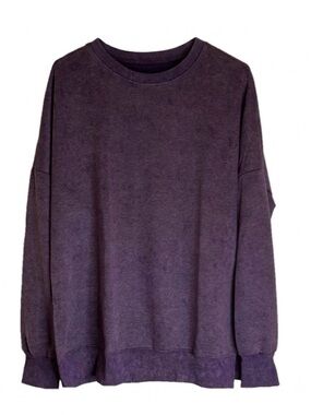 Oversized Crewneck Sweatshirt Women’s S Purple